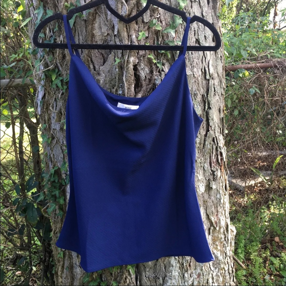 Navy Blue Dress Tank/Size Large